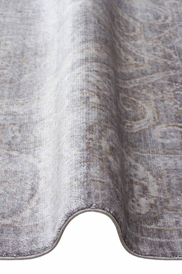 TAFTAN TF 03 D.GREY BRONZE  Pakistan Overdyed Tarzı Özel Hav Vermeyen ve El Emeği ile Özel Tezgahlarda Üretilen Uşak Halısı