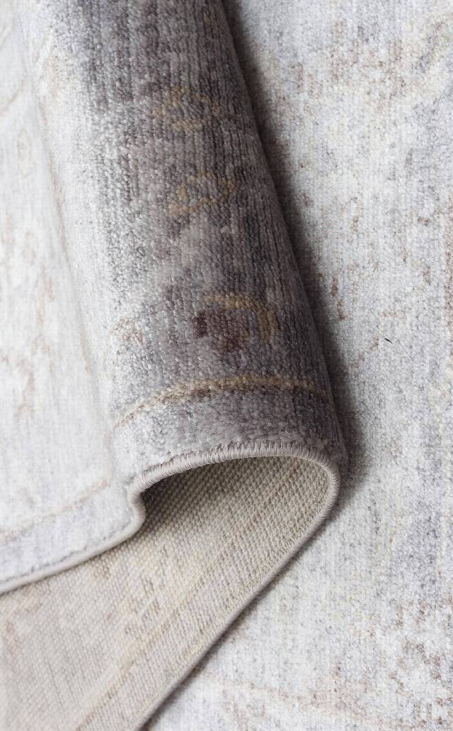 TAFTAN TF 07 D. GREY ANTRASIT  Pakistan Overdyed Tarzı Özel Hav Vermeyen ve El Emeği ile Özel Tezgahlarda Üretilen Uşak Halısı