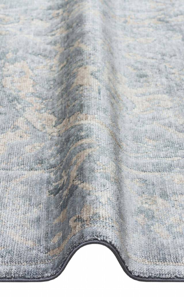 TAFTAN TF 07 SKY VIZON  Pakistan Overdyed Tarzı Özel Hav Vermeyen ve El Emeği ile Özel Tezgahlarda Üretilen Uşak Halısı