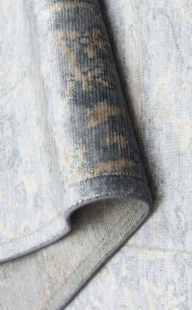 TAFTAN TF 07 SKY VIZON  Pakistan Overdyed Tarzı Özel Hav Vermeyen ve El Emeği ile Özel Tezgahlarda Üretilen Uşak Halısı