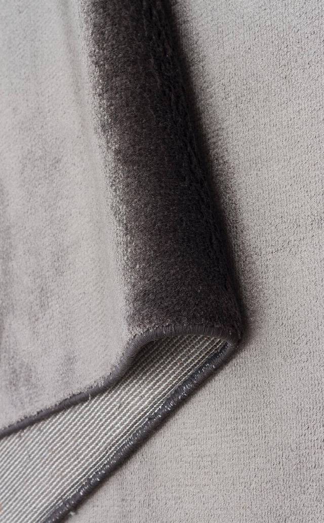 VELVET VT PLAIN D.GREY  Düz Renk El Emeği ile Özel Tezgahlarda Üretilen Viskon Uşak Halısı