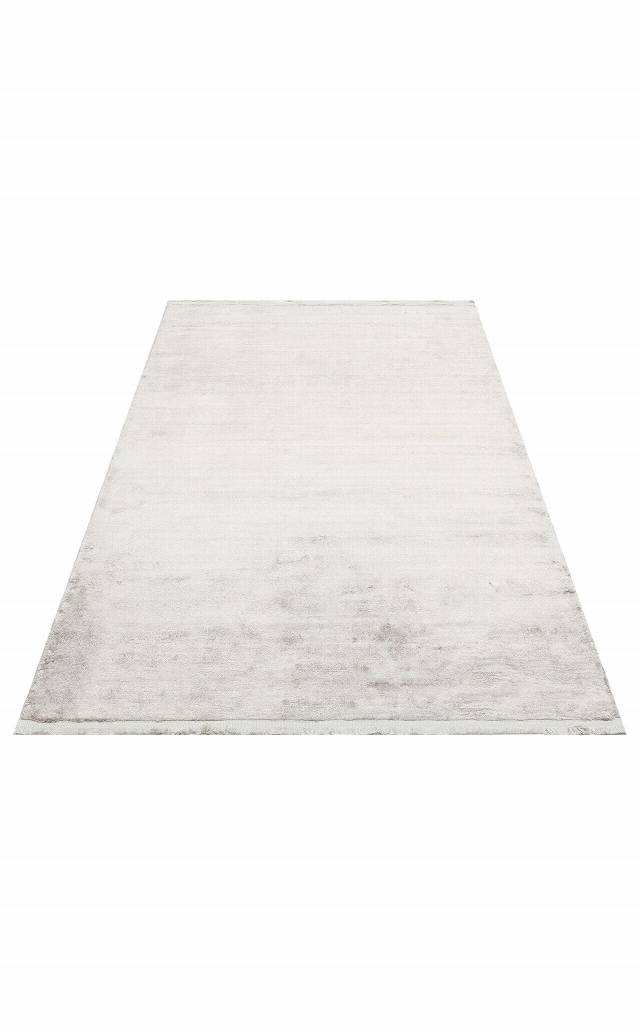 VELVET VT PLAIN GREY  Düz Renk El Emeği ile Özel Tezgahlarda Üretilen Viskon Uşak Halısı