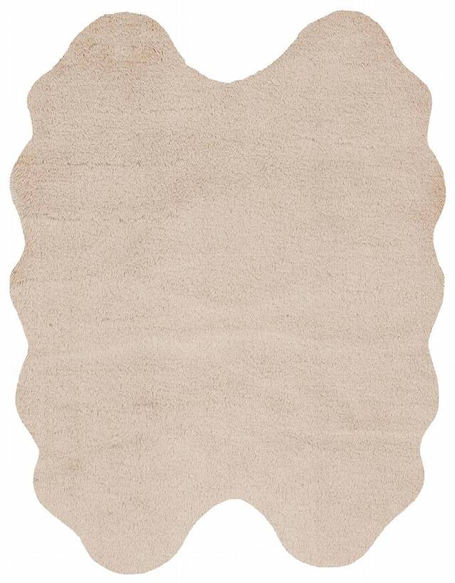 MOLLIS NEW MLS BEIGE QUARD N  Yumuşak Dokulu Uzun Tüylü Yıkanabilir Tavşan Postu