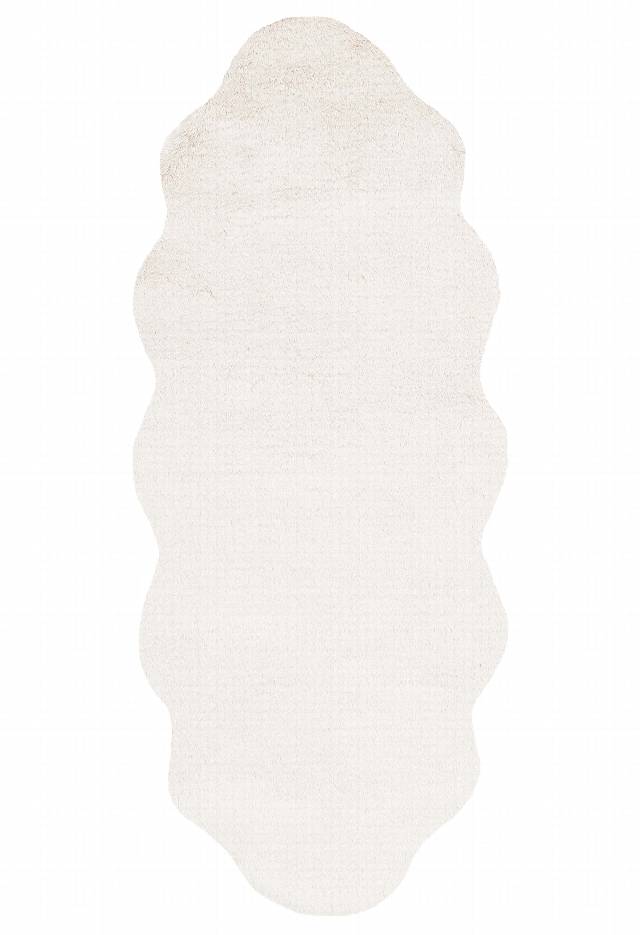 MOLLIS PLAIN MLS PLAIN DOUBLE L.BEIGE  Yumuşak Tuşeli Yıkanabilir Kaymaz Tabanlı Suni Kürk