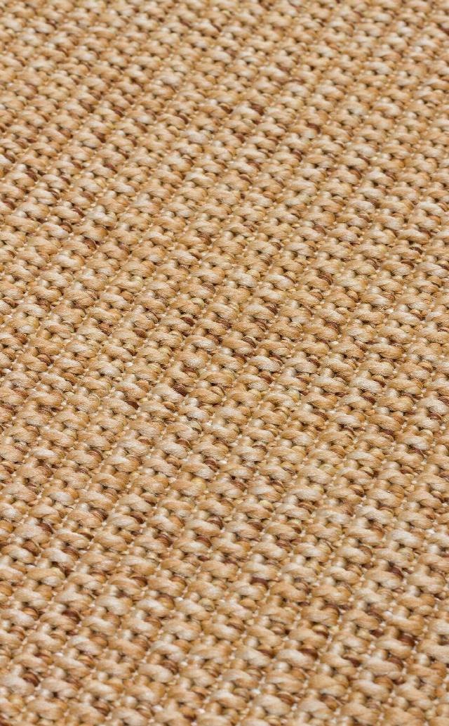 VENTURA SISAL VNT 2702 GOLD BRD BROWN MIX  İç ve Dış Mekan Kullanımına Uygun Hav Vermeyen Kolay Temizlenebilir Sisal Görünümlü Halı
