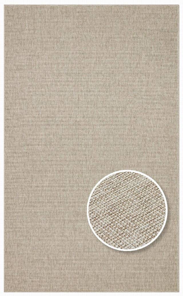 VENTURA SISAL VNT 2703 L.BEIGE  İç ve Dış Mekan Kullanımına Uygun Hav Vermeyen Kolay Temizlenebilir Sisal Görünümlü Halı