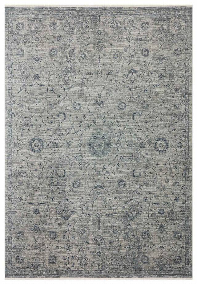 AJMER JM 01 BLUE  Özel Yumuşak Tuşeli Tonsürton Vintage Makine Halısı