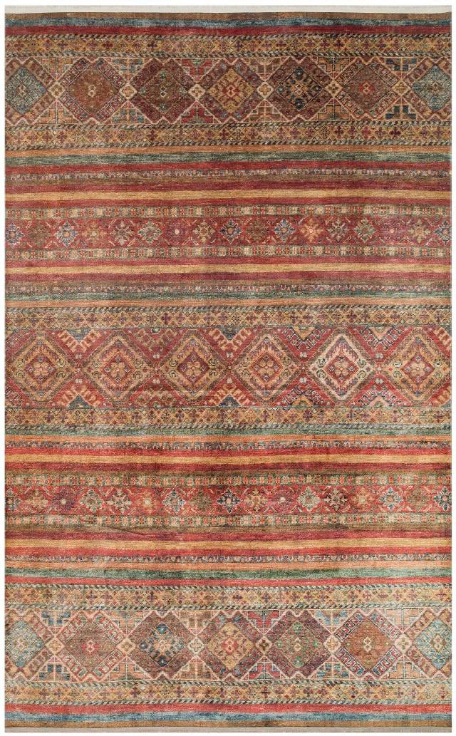 ANTIQUE ATK 05 MULTY  Kolay kullanımlı Kaymaz Karabağ ve Antik Desenlere Sahip Yıkanabilir Makine Halısı
