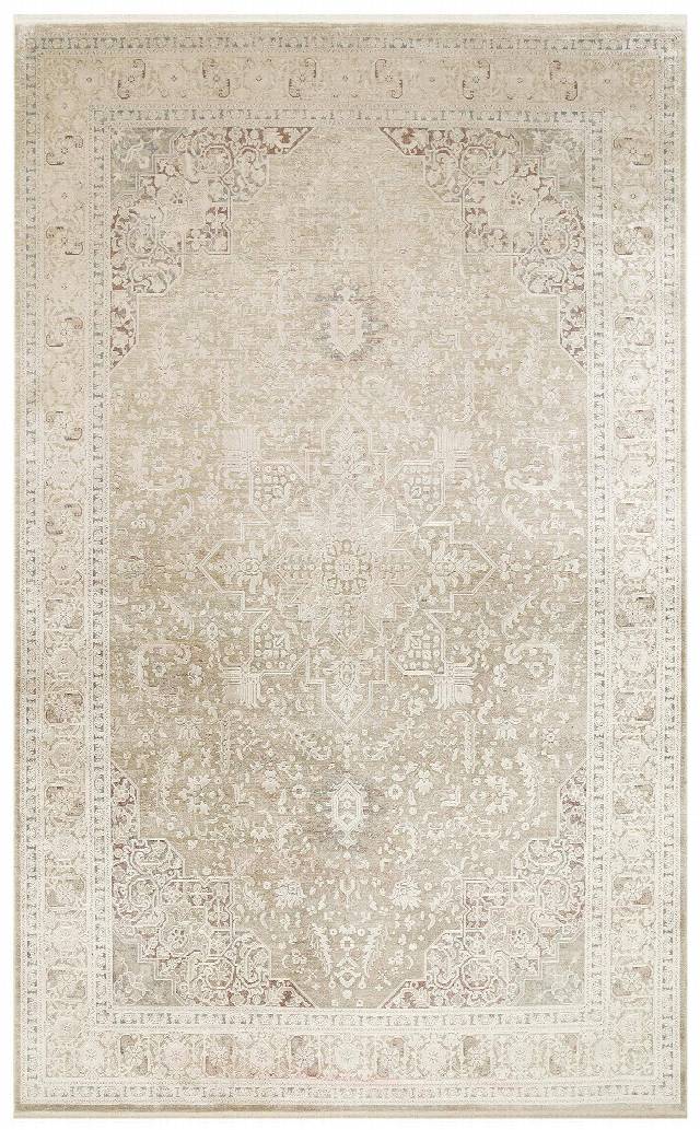 BABIL BBL 02 BEIGE  Yumuşak Dokulu Vintage Esintilere Sahip Over-dyed Sık Dokuma Salon Halısı