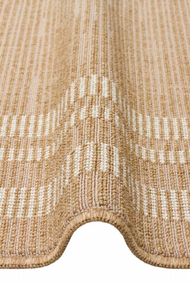 BALI JUTE BLJ 03 JUTE WHITE  Jüt Dokulu Hav Toz Vermeyen Modern Halı
