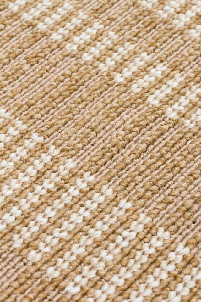 BALI JUTE BLJ 03 JUTE WHITE  Jüt Dokulu Hav Toz Vermeyen Modern Halı