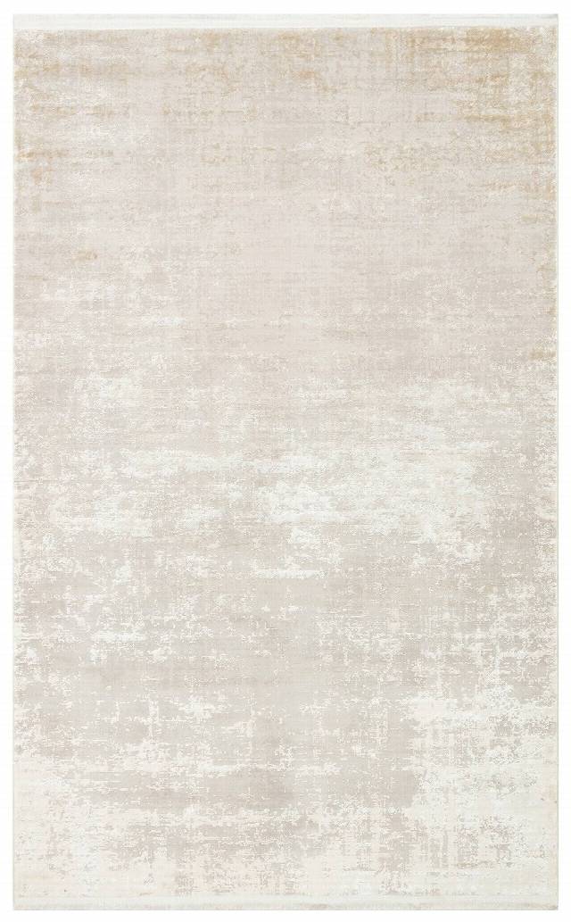 CORDOBA NEW DB 01 BEIGE NW  Parlak Yüksek Alçak Dokulu Modern Makine Halısı