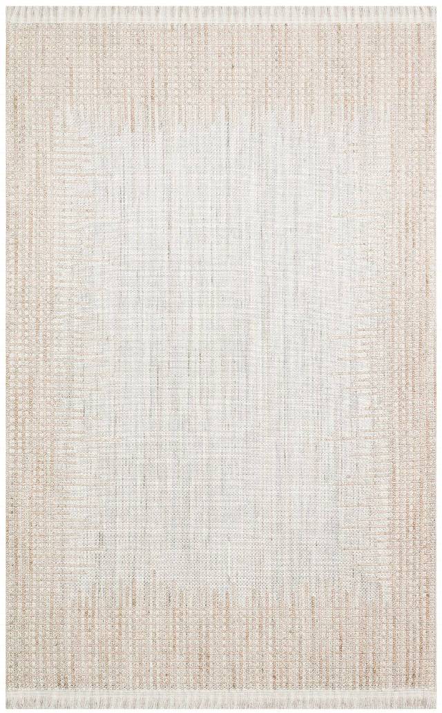 COZY CZY 01 GREY BEIGE  Hav Toz Vermez Modern Örgü Dokuma Makine Halısı