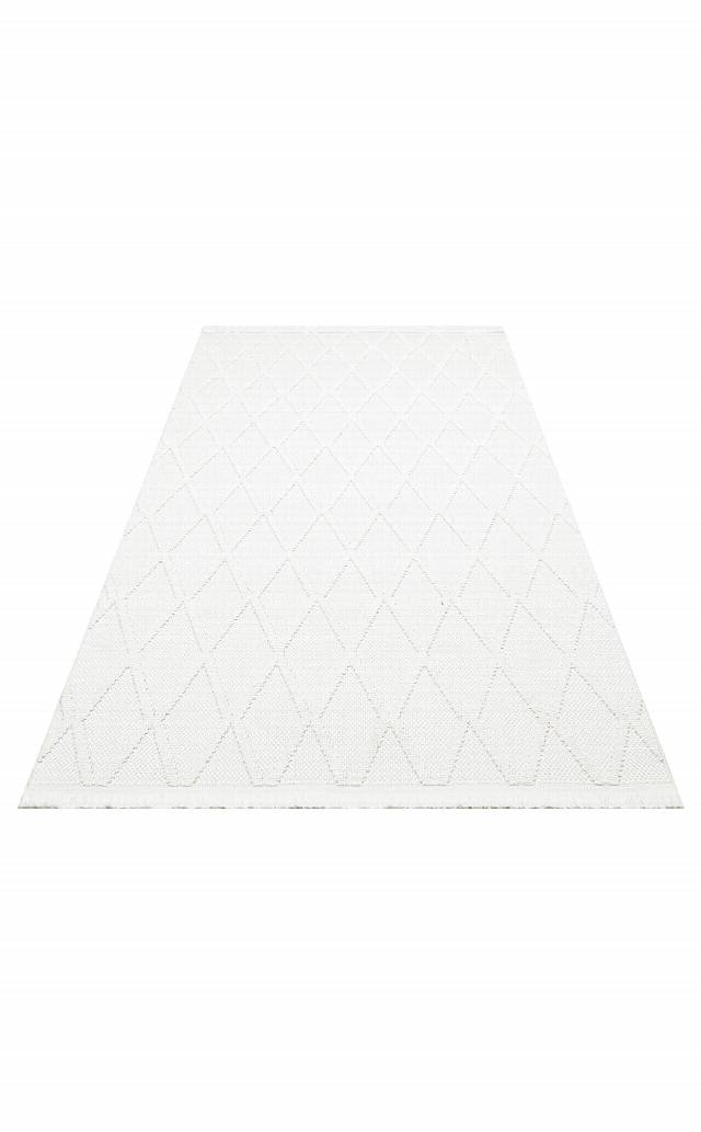 COZY CZY 04 CREAM  Hav Toz Vermez Modern Örgü Dokuma Makine Halısı