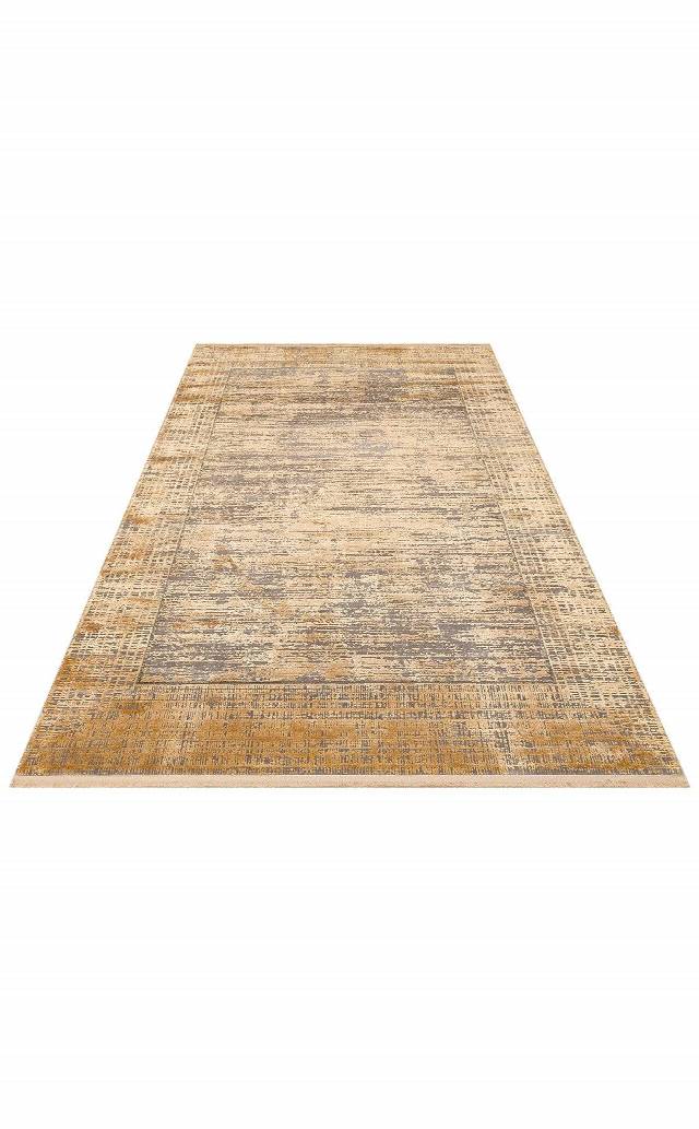 FRESCO DYED FSD 02 ANTIK GOLD  Overdyed Yüksek Alçak Dokulu Özel Işıltılı Yüksek Kaliteli Sık Dokuma Modern Salon Halısı
