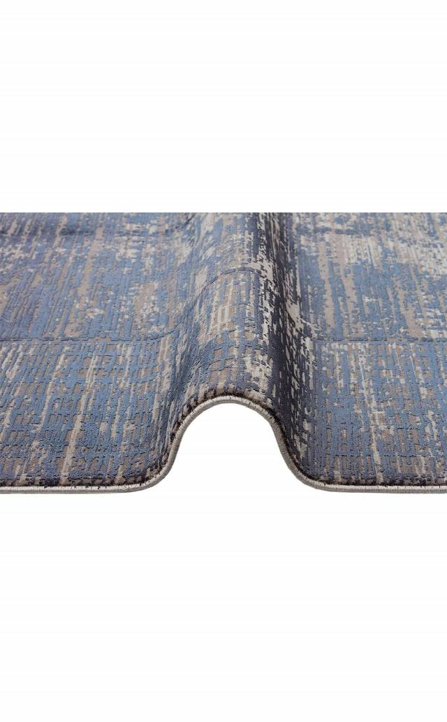FRESCO DYED FSD 02 NAVY  Overdyed Yüksek Alçak Dokulu Özel Işıltılı Yüksek Kaliteli Sık Dokuma Modern Salon Halısı