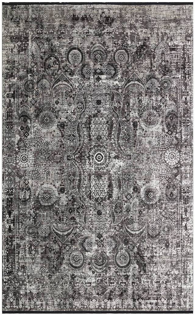 FRESCO FS 09 BLACK XW  Yüksek Alçak Dokulu Özel Işıltılı Yüksek Kaliteli Sık Dokuma Modern Salon Halısı