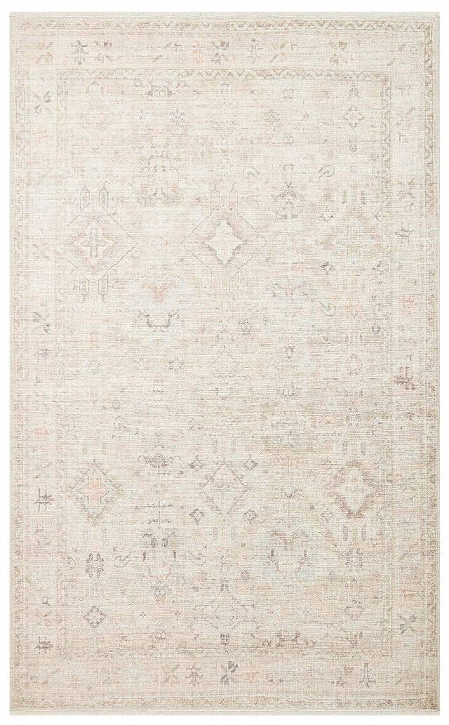 GRACE GRC 03 BEIGE  Pastel Tonlara Sahip Vintage Desenli Şık Halı