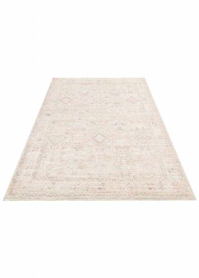 GRACE GRC 03 BEIGE  Pastel Tonlara Sahip Vintage Desenli Şık Halı