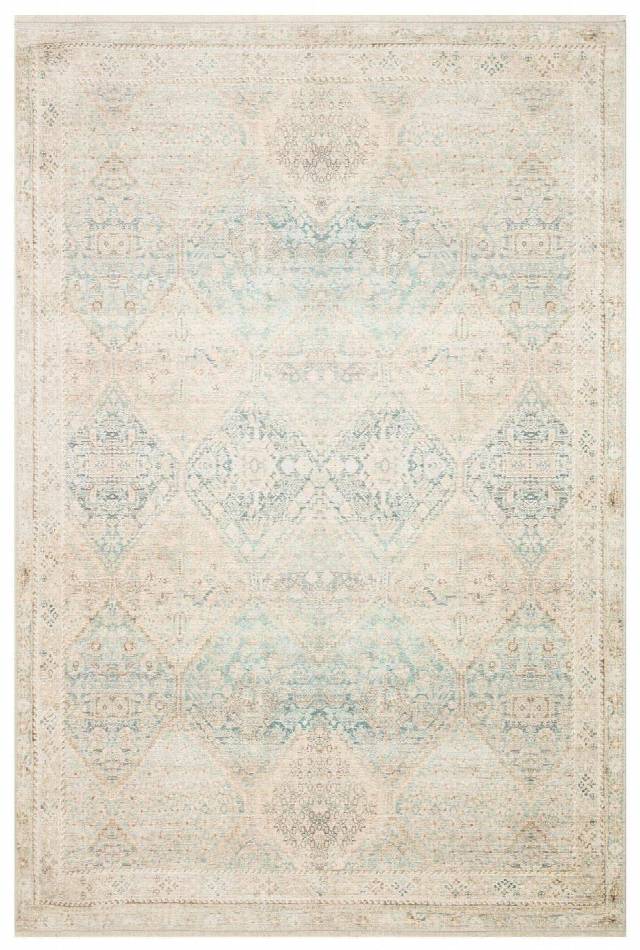 GRACE GRC 04 SKY  Pastel Tonlara Sahip Vintage Desenli Şık Halı