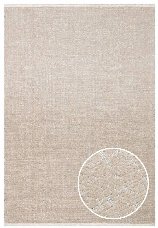 KALAHARI KLH PLAIN BEIGE  Özel Dokuma Tekniği ile Üretilen Modern Sade Desenli Makine Halısı
