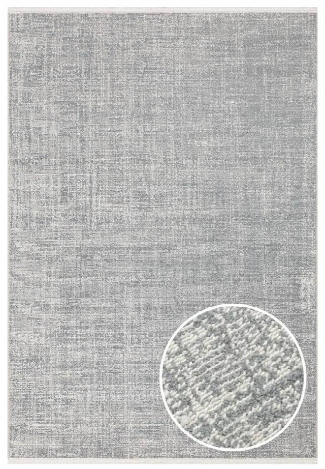 KALAHARI KLH PLAIN GREY  Özel Dokuma Tekniği ile Üretilen Modern Sade Desenli Makine Halısı