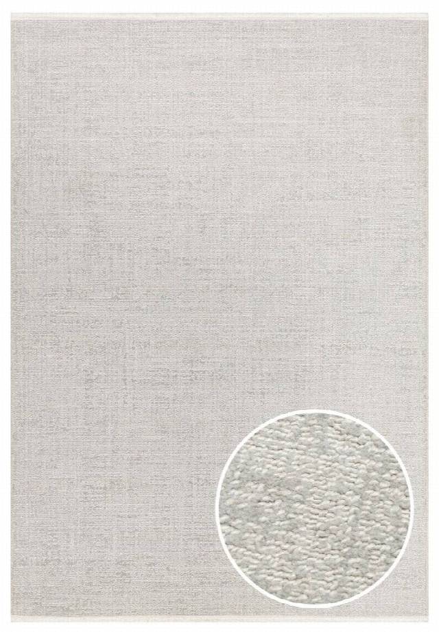 KALAHARI KLH PLAIN SILVER  Özel Dokuma Tekniği ile Üretilen Modern Sade Desenli Makine Halısı