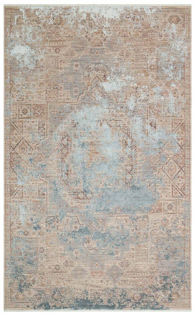 LA PAZ LPZ 03 GREY  Yüksek Alçak Dokulu Yüksek Kaliteli Sık Dokuma Modern Salon Halısı