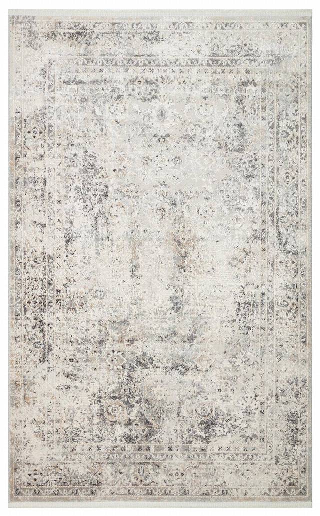 LAGOS LGS 03 CREAM SILVER  Polipropilen ile Üretilen Modern ve Şık Makine Halısı