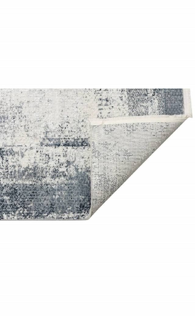 LAGOS XW LGS 06 CREAM GREY XW  Hav Toz Vermez Eskitme Desenli Modern Makine Halısı