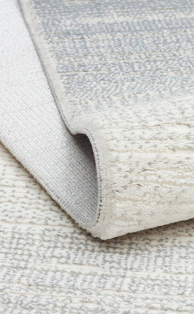 LAGOS XW LGS 16 CREAM GREY XW  Hav Toz Vermez Eskitme Desenli Modern Makine Halısı
