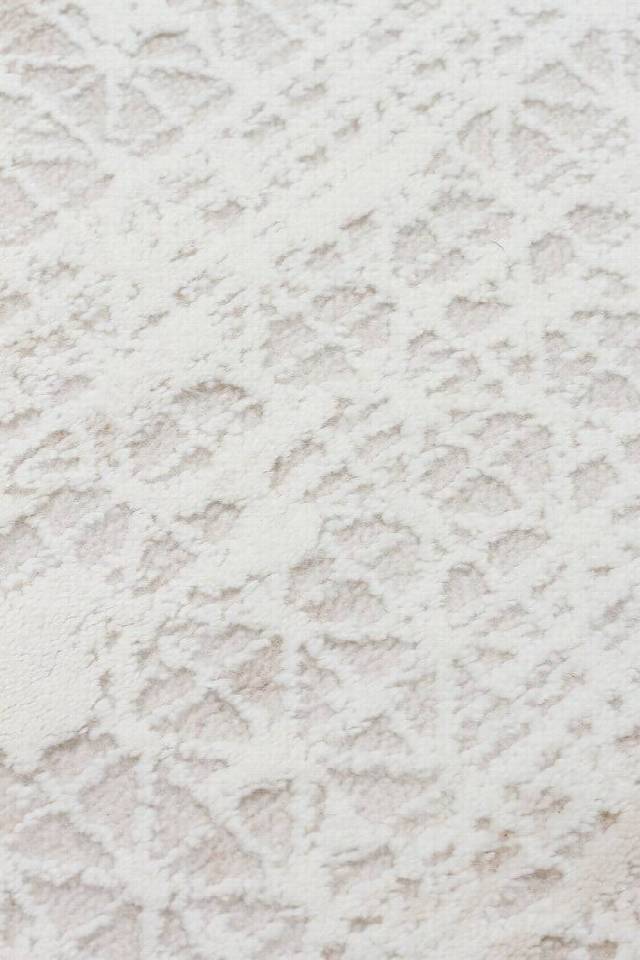 LAGOS XW LGS 23 CREAM BEIGE XW  Hav Toz Vermez Eskitme Desenli Modern Makine Halısı