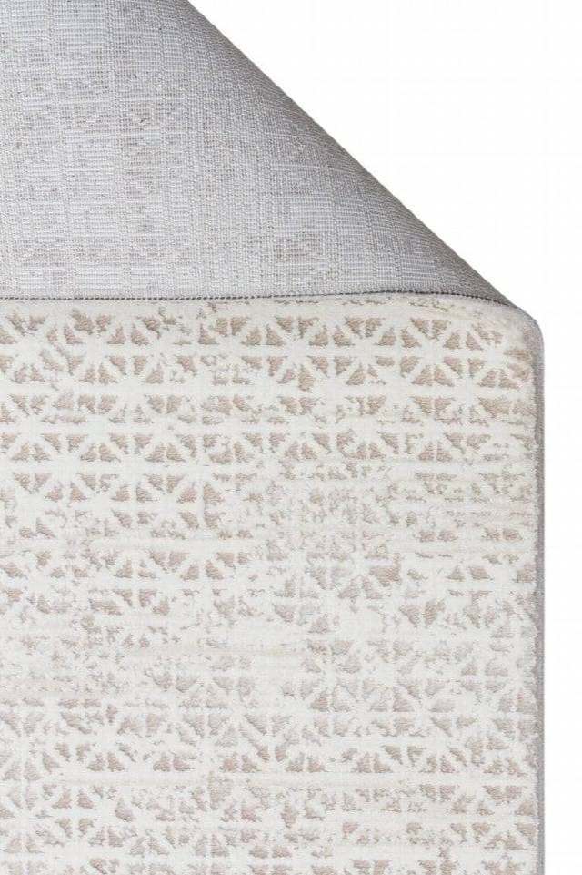 LAGOS XW LGS 23 CREAM BEIGE XW  Hav Toz Vermez Eskitme Desenli Modern Makine Halısı
