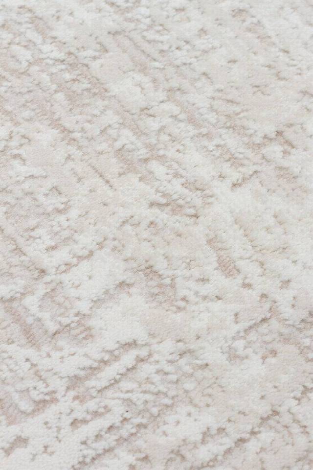LAGOS XW LGS 24 CREAM BEIGE XW  Hav Toz Vermez Eskitme Desenli Modern Makine Halısı