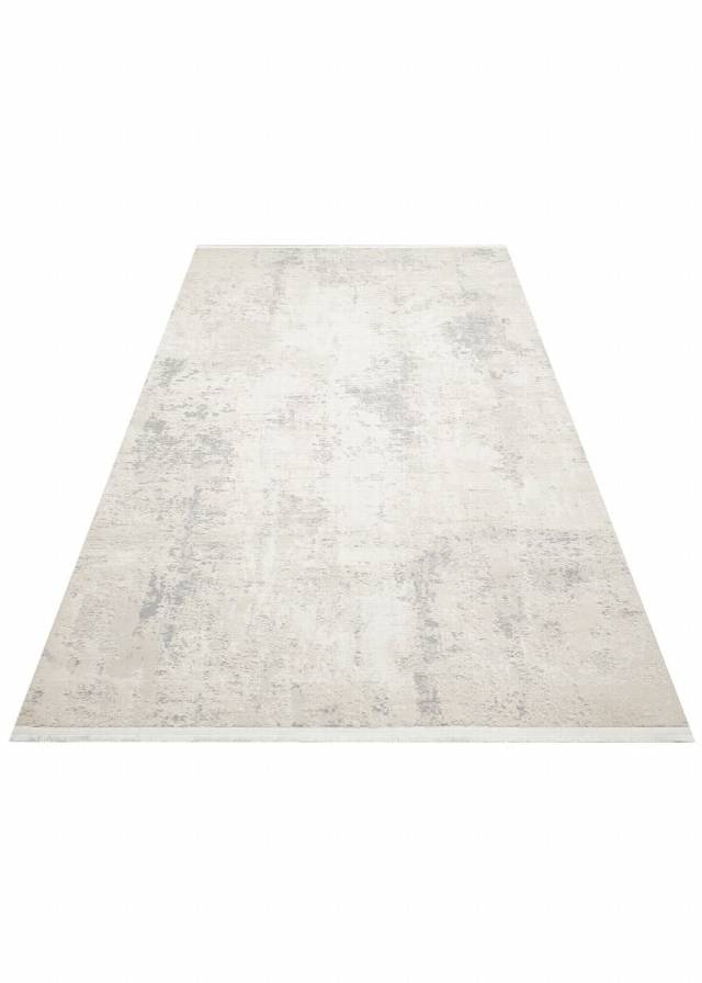LAGOS XW LGS 25 CREAM BEIGE XW  Hav Toz Vermez Eskitme Desenli Modern Makine Halısı
