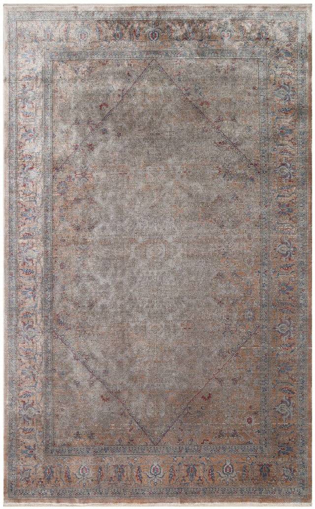 LAHOR LHR 02 GREY  Özel Boyama İşlemi İle Üretilen Yüksek Alçak Dokuya Sahip Zengin Renkli Şık Salon Halısı
