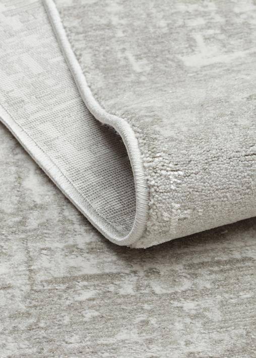 LEONA LNA 01 GREY  Yumuşak Tuşeli Hav Toz Vermez Modern Makine Halısı