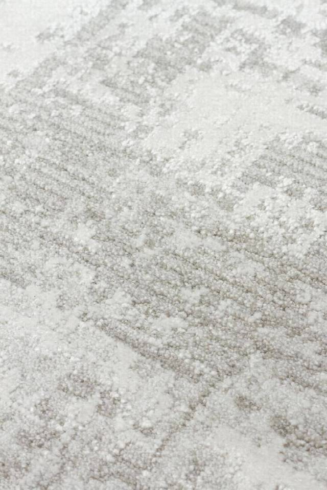 LEONA LNA 01 GREY  Yumuşak Tuşeli Hav Toz Vermez Modern Makine Halısı