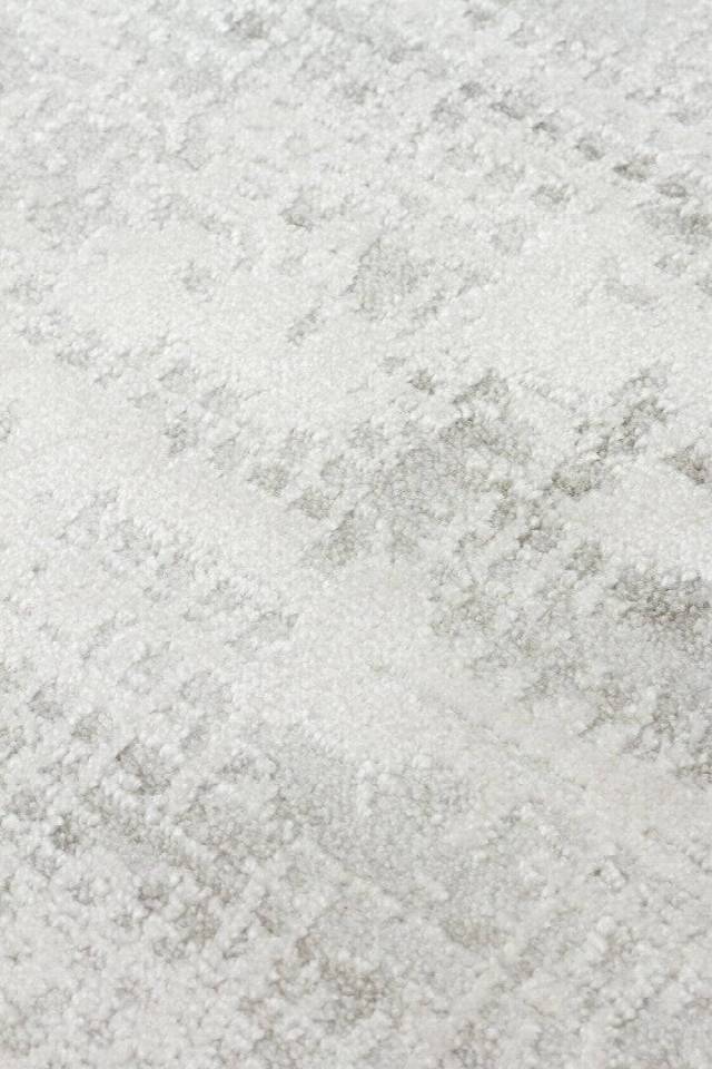 LEONA LNA 02 GREY  Yumuşak Tuşeli Hav Toz Vermez Modern Makine Halısı