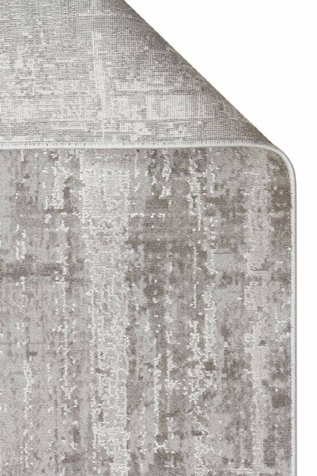 LEONA LNA 04 GREY  Yumuşak Tuşeli Hav Toz Vermez Modern Makine Halısı