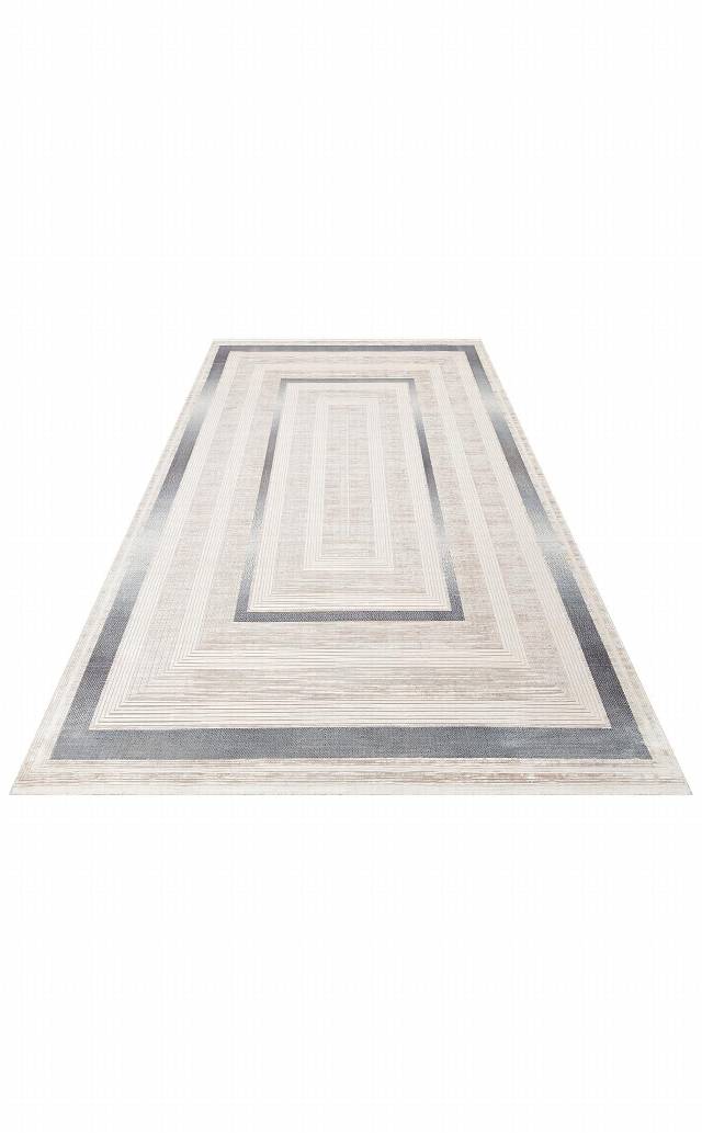 MAHAL MHL 13 CREAM BLUE  Klasik Desenli Yüksek Kalite Sık Dokuma Salon Halısı