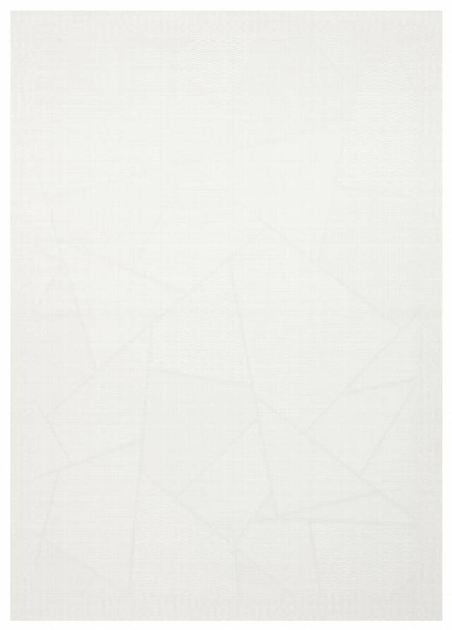 MONO LUX MNO LUX 01 WHITE  Kaymaz Tabanlı Modern Desenlere Sahip İnce Halı