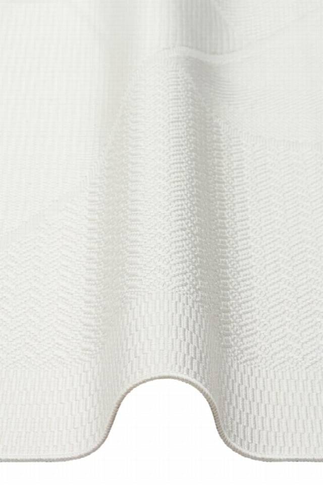 MONO LUX MNO LUX 01 WHITE  Kaymaz Tabanlı Modern Desenlere Sahip İnce Halı