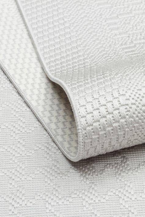 MONO LUX MNO LUX 02 GREY  Kaymaz Tabanlı Modern Desenlere Sahip İnce Halı