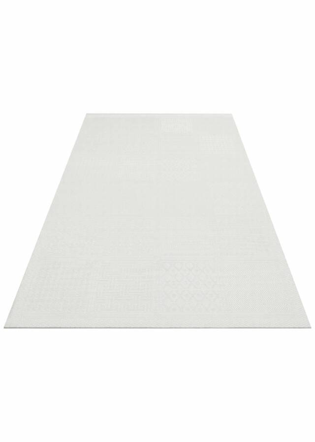 MONO LUX MNO LUX 02 GREY  Kaymaz Tabanlı Modern Desenlere Sahip İnce Halı
