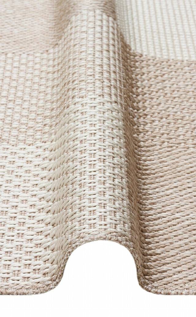 MONO MNO 01 BEIGE  Hav Toz Vermez Kaymaz Tabanlı İnce Halı