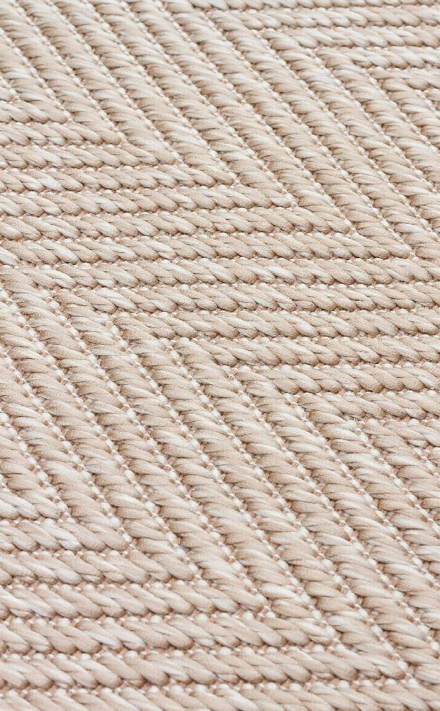 MONO MNO 02 BEIGE  Hav Toz Vermez Kaymaz Tabanlı İnce Halı