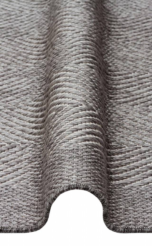 MONO MNO 02 GREY  Hav Toz Vermez Kaymaz Tabanlı İnce Halı