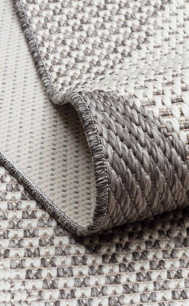 MONO MNO 03 GREY  Hav Toz Vermez Kaymaz Tabanlı İnce Halı