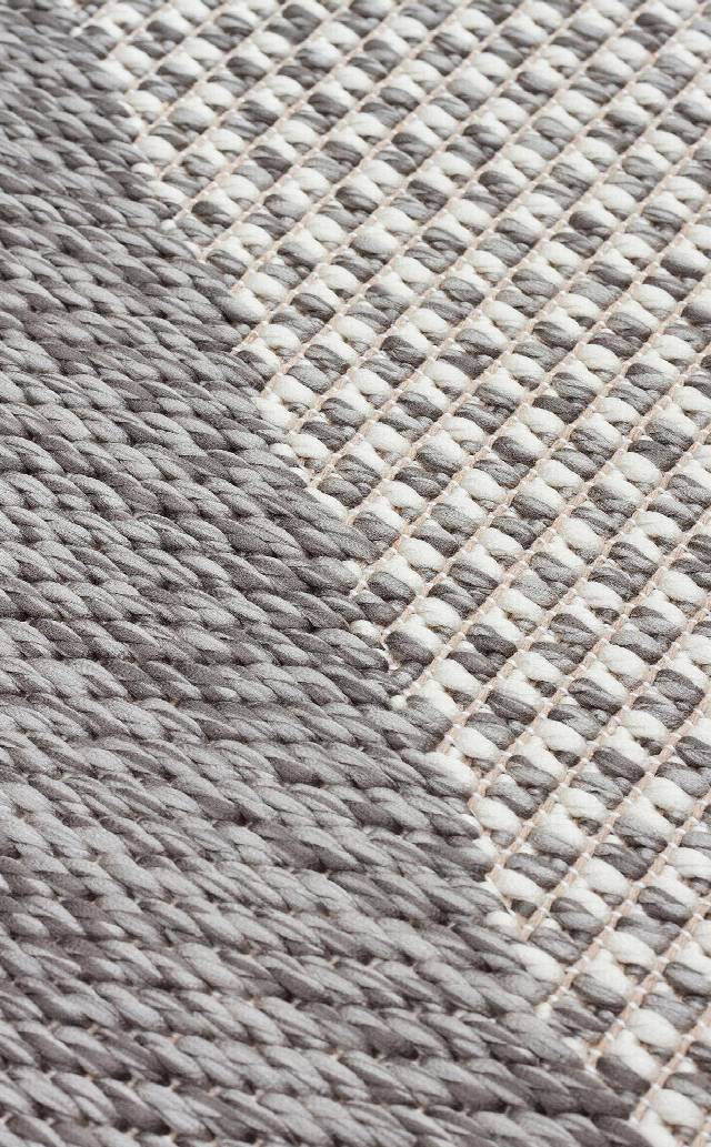 MONO MNO 03 GREY  Hav Toz Vermez Kaymaz Tabanlı İnce Halı